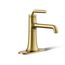 Single-Handle Bathroom Sink Faucet, 0.5 GPM (Vibrant Brushed Moderne Brass), K-27415-4N-2MB