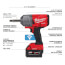 M18 Fuel 1/2" Ext. Anvil Controlled Torque Impact Wrench w/ ONE-KEY Kit