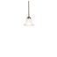Dover 5.5" 1 Light Mini Pendant w/ Etched Seeded Glass (Brushed Nickel)