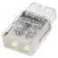 Compact Pushwire Splicing Connector, 20-12 Sol/18-12 Str - 2 Ports, White (Box of 120)