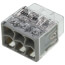 Compact Pushwire Splicing Connector, 20-12 Sol/18-12 Str - 6 Ports, Gray (Box of 500)