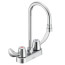 Two Handle Cer-Tek Ceramic Deck Mount Gooseneck Bathroom Faucet (Chrome), 27C4842