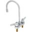Commercial Teck Two Handle 4" Cast Deck Mount Service Sink Faucet, 27C4943