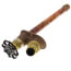 Model 27 4", 1/2" MPT x 1/2" Sweat Inlet Dual Check Automatic Draining Wall Faucet w/ Metal Handle
