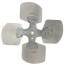10" Fan 4-Blade, 5/16" Bore, 27K60