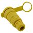 20A, 480V 3-Phase, NEMA L16-20R, 3P, 4W, Locking Connector, Grounding, Wetguard (Yellow)