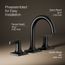 Venza Two Handle Widespread Lav Faucet, 1.2 GPM (Matte Black), K-28125-4-BL