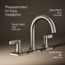 Venza Two Handle Widespread Lav Faucet, 0.5 GPM (Brushed Nickel), K-28125-4N-BN