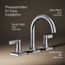 Venza Two Handle Widespread Lav Faucet, 1.2 GPM (Polished Chrome), K-28125-4-CP