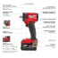 M18 Fuel 1/2" Compact Impact Wrench w/ Friction Ring Kit