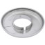 1" CWT Split One Plastic Floor and Ceiling Plate 3” OD (Chrome Plated)