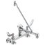 28C2 2 Handle 8" Wall Mount Service Sink Faucet (Chrome), 28C2384