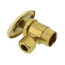 1/2" Sweat Inlet x 3/8" OD Compression Angle Stop, Lead Free (Rough Brass)