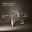 Bellera 1-Handle Swing Spout Bar Faucet (Polished Chrome), K-29107-CP