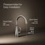 Bellera 1-Handle Swing Spout Bar Faucet (Stainless Steel), K-29107-VS