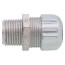 1/2" MNPT Steel Ranger Liquid Tight Cord Straight Connector, .125" to .375" Cord Dia. Range