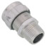 1/2" MNPT Aluminum Ranger Liquid Tight Cord Straight Connector, .125" to .375" Cord Dia. Range