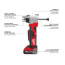 M18 Cable Stripper Kit with 17 Cu THHN / XHHW Bushings