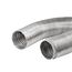 6" x 8' Double Lock Aluminum Flexible Semi-Rigid Duct, One Crimped End