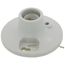 Medium Base Incandescent Lampholder, 2 Terminal Screws - White
