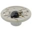 Medium Base Incandescent Lampholder, 2 Terminal Screws - White