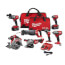 M18 Fuel 7 Tool Combo Kit (Hammer Drill, Sawzall Saw, Impact Driver, Circular Saw, Grinder, Impact Wrench, Work Light)