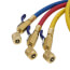 PLUS II 3-Pack 1/4" Charging Hoses w/ Compact Ball Valve (36" Length)