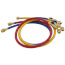PLUS II 3-Pack 1/4" Charging Hoses w/ Compact Ball Valve (36" Length)