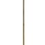 12" Stem (Natural Brass)