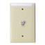 Midsize Video Wall Jack, F Connector (Ivory)