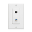 Decora Telephone/video Wall Jack Assembly, 6p4c + F, Screw Terminals (White)