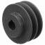 2 Groove Cast Iron Fixed Pitch Sheave w/ 3/4" Bore, 3.25" OD