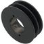 2 Groove Cast Iron Fixed Pitch Sheave, 3.75" OD
