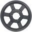 2 Groove Cast Iron Split Taper Sheave, A, B, 5V Belt, 11.28" OD