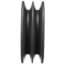 2 Groove Cast Iron Split Taper Sheave, A, B, 5V Belt, 4.88" OD