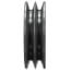 2 Groove Cast Iron Split Taper Sheave, A, B, 5V Belt, 5.68" OD