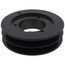 2 Groove Cast Iron Split Taper Sheave, A, B, 5V Belt, 5.88" OD