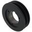 2 Groove Cast Iron Split Taper Sheave, A, B, 5V Belt, 5.88" OD
