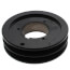 2 Groove Cast Iron Split Taper Sheave, A, B, 5V Belt, 6.08" OD