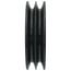 2 Groove Cast Iron Split Taper Sheave, A, B, 5V Belt, 6.28" OD