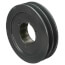 2 Groove Cast Iron Split Taper Sheave, A, B, 5V Belt, 6.88" OD