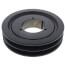 2 Groove Cast Iron Split Taper Sheave, A, B, 5V Belt, 7.08" OD