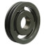 2 Groove Cast Iron Split Taper Sheave, A, B, 5V Belt, 8.28" OD