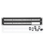 Front Loading Utp Quickport, Patch Panel, w/ Vertical Numbering, 48"port, 2RU (Black)