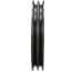 2 Groove Cast Iron Classical Gripbelt Sheave, 4L or A, 5L or B Belt, 10.75" OD