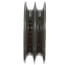 2 Groove Cast Iron Classical Gripbelt Sheave, 4L or A, 5L or B Belt, 5.25" OD
