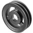 2 Groove Cast Iron Classical Gripbelt Sheave, 4L or A, 5L or B Belt, 6.25" OD