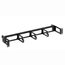 Recessed Horizontal Patch Cord Organizer, 1RU, 3" D-rings
