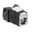 Atlas-x1, Cat 5e Utp Quickport, Jack w/ Shutters (White)