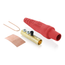 16 Series Taper Nose Cam-Type Female Plug, Contact & Insulator, Detachable, #2, 2/0 AWG, 300A Max, Type 3R When Mated (Red)